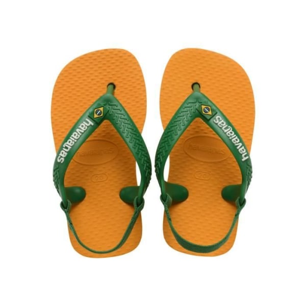 Havaianas Brasil Logo II babyflip flops - citrus orange - 25/26