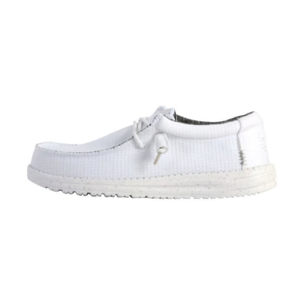 Hey Dude Wally Sport Mesh Lace-Up Moccasin - Vit/Vit 41