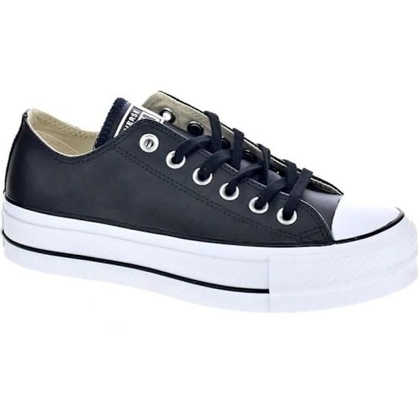 Converse PLATTFORM LÄDER OX Sneaker - CONVERSE - Dam - Svart - Läder - Snören - Platta Svart 36