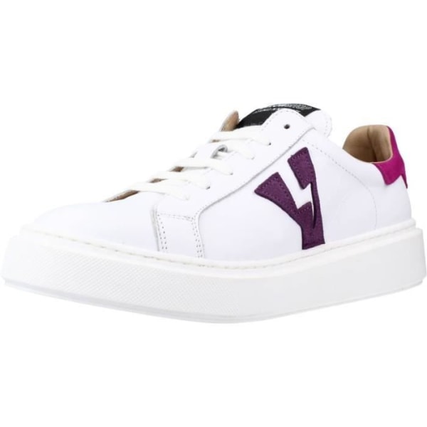 Sneaker - GUL - 124733 - Vit - Kvinna - Platta - Snören Vit 39