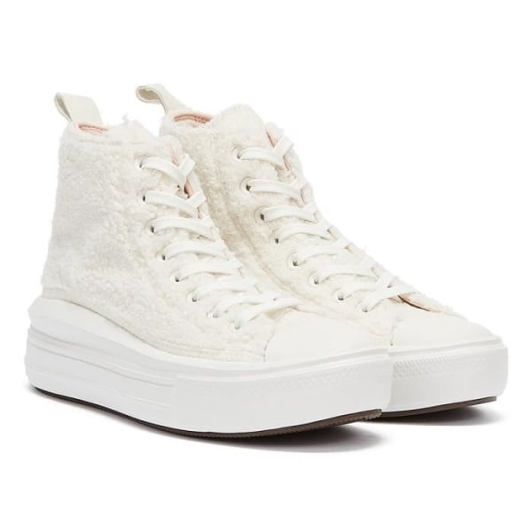 Converse Chuck Taylor All Star Move Platform Hi beige sneakers för kvinnor - EU 35 - spetsar - ovandel i textil 35