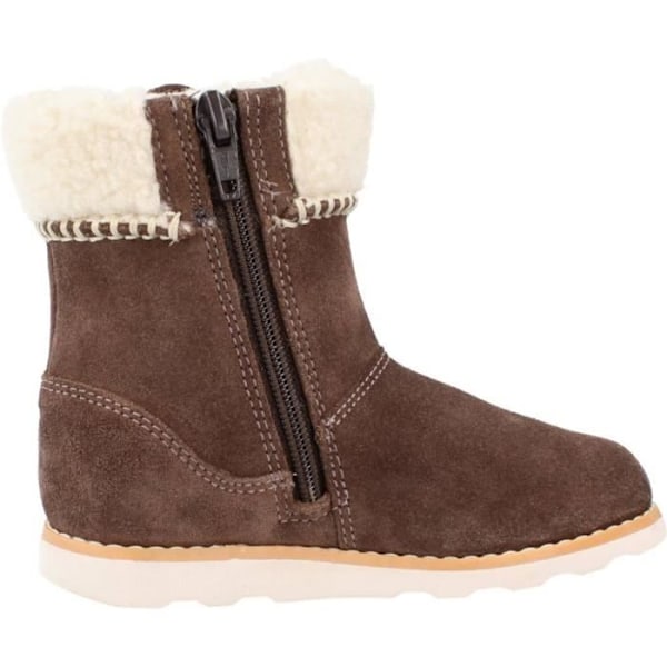 CLARKS CROWN LOOP T Brun Balettlägenheter - Tjej - Vuxen - Läder - 26