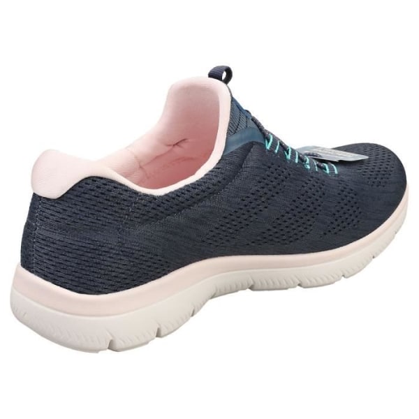 Sneakers - Skechers - SUMMITS VEGAN - Dam - Marinblå Multicolor - Textil - Spetsar Flerfärgad marin 38