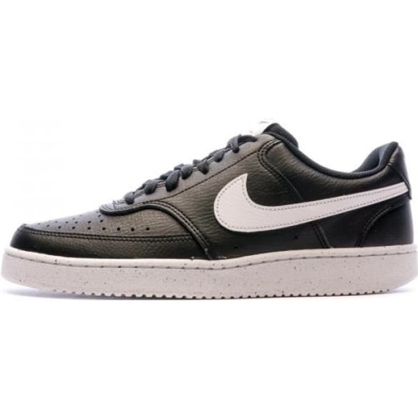 Nike Court Vision Low Sneakers för män - Svart/Vit - Ovandel i syntetiskt material - Spetsfästning Svart 43