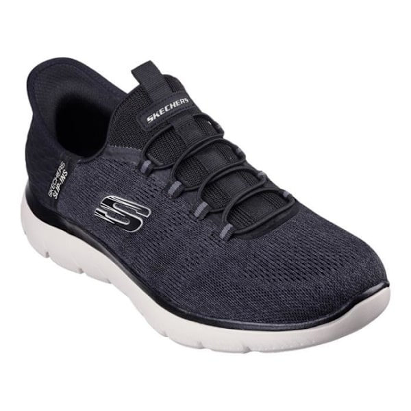 Sneakers - SKECHERS - SUMMITS - KEY PACE Svart - Platt hältyp - Klackhöjd 2 cm - Slip-on stängning Svart 41