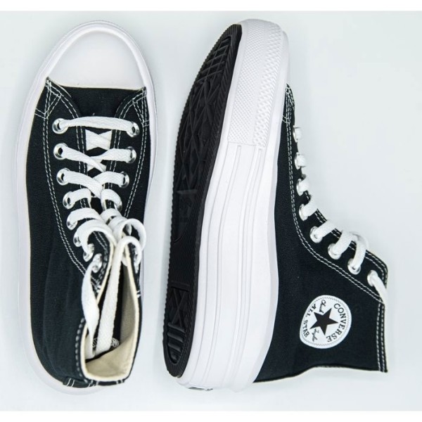 Converse Chuck Taylor All Star Move Hi Sneakers, Svarta, Dam