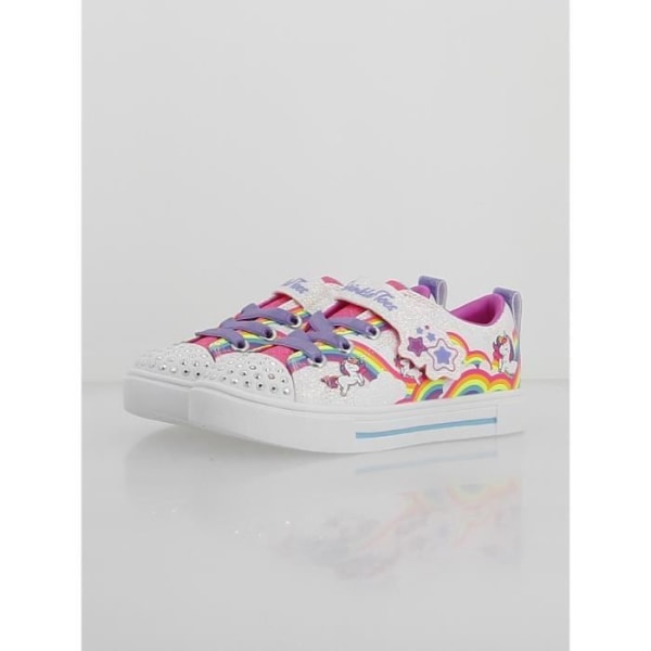 Scratch skor Twinkle sparks - jumpin clou - Skechers - Vit - Girl - Child - Scratch - Flat Vit 22