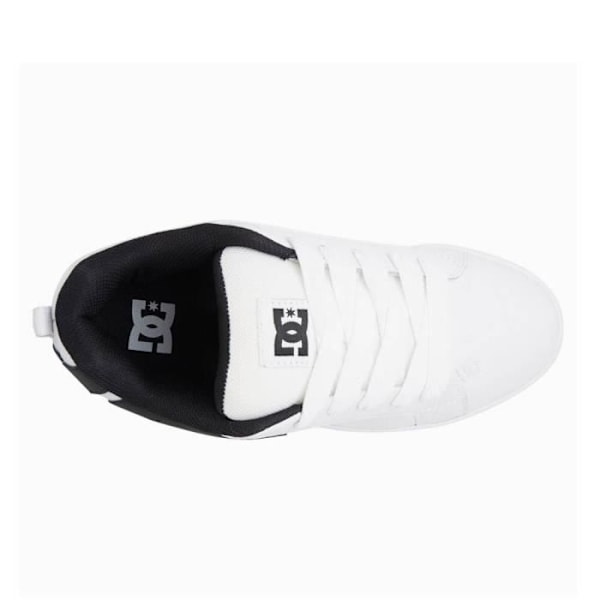 DC Shoes Court Graffik Sneakers - Vita - Snören - Herr Blanco/negro 40 1/2