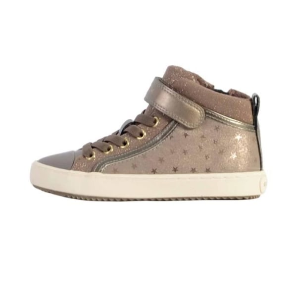 High Top Sneaker - GEOX - Barn Kalispera - Läder - Rökt grå - Platta snören Rökt grå 29