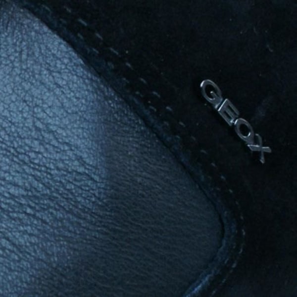 Geox D Sfinge A lädersneakers för kvinnor - Svarta - Spetsar - Vuxen
