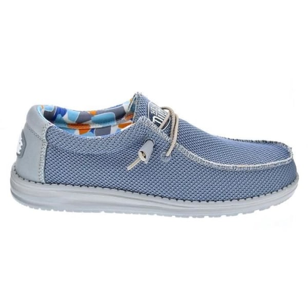 Hey Dude Wally Sox Triple Loafers för män - Vit och Azul - Textil 40