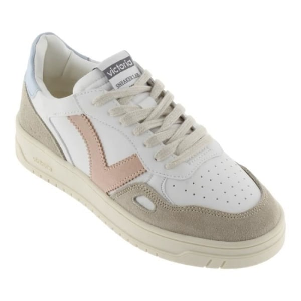 Sneakers - VICTORIA - 1257101 Vit - Platt klack - Snören Vit 36