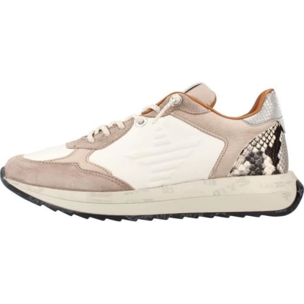 CETTI C1326SRA Beige sneakers för vuxna med spetsar - Textilfoder - Tillverkad i Spanien Beige 36