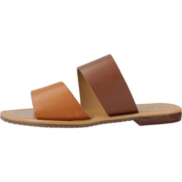 GEOX D SOZY S Sandaler - Dam - Brun - 2 cm klack - Läder kastanj 38