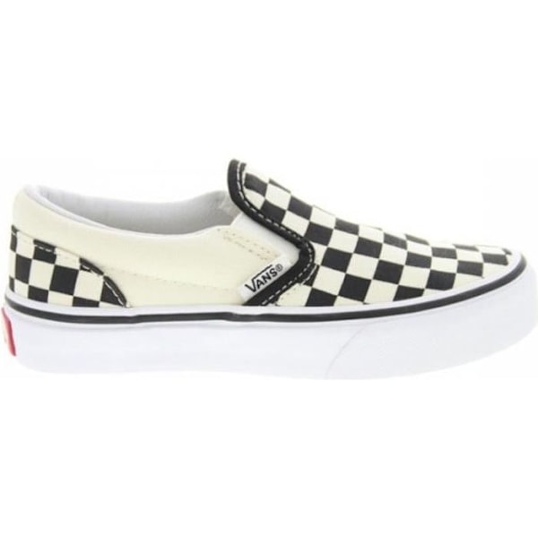 Modesneakers - VANS - K Classic Slip On Checkerboard Svart/Vit - Barn - Canvas Beige 31