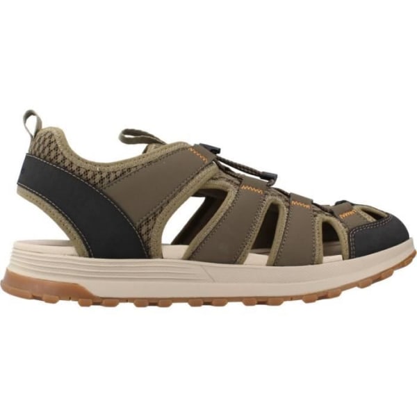 Sandal - barfota CLARKS 137231 Grön - Herr - Kil - Åtdragningsspänne Grön 43