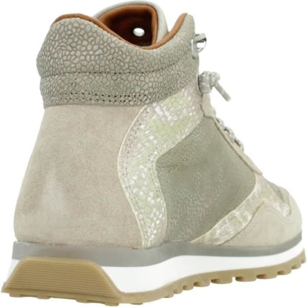 Sneakers för kvinnor - CETTI - 139682 - Gummisula - Hudexteriör - Textilfoder Beige 38