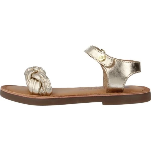 Sandal - barfota GIOSEPPO 136483 Gul - Girl Child - Åtdragningsspänne - Kil Gul 30