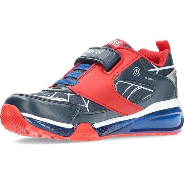 Geox Spiderman J36FED Sneakers - Vita - Grid - Barn - Pojke - Scratch - Platta 34