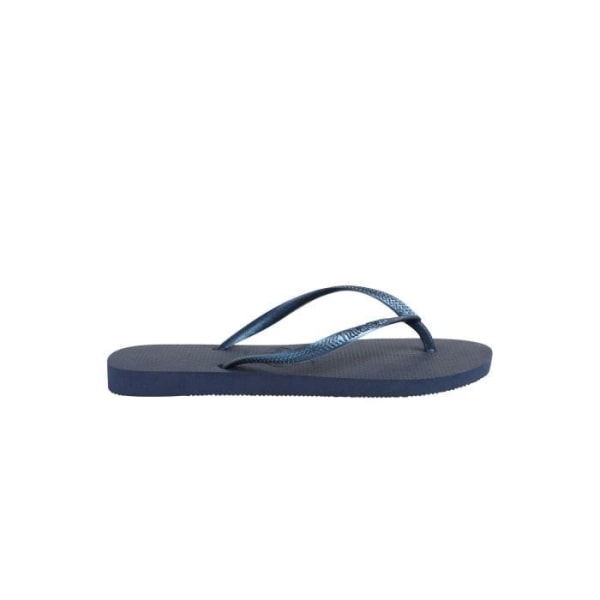 Havaianas Slim Marinblå Mixed Flip Flops - Vuxna kvinnor - Gummi - Logotypband - Mellan fingrarna 37