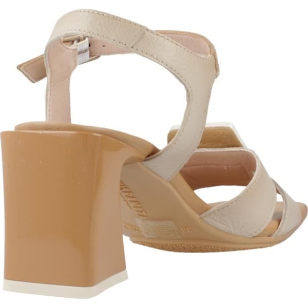 HISPANITAS CHV243272 Beige Skor - Dam - Textilfoder - 8 cm klack - 35