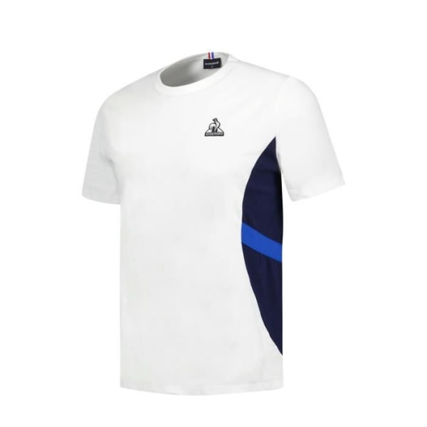 T-shirt i två färger Le Coq Sportif - vit - kortärmad - rund hals Vit XL