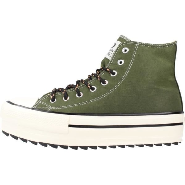 Victoria Lace-Up High Top Sneakers - Dam - 126939 - Grön - Vuxen - Textil Grön 37