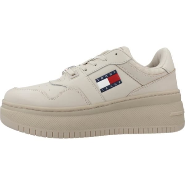 TOMMY JEANS TJW RETRO platåsneakers - Bruna - Spetsar - Dam kastanj 37