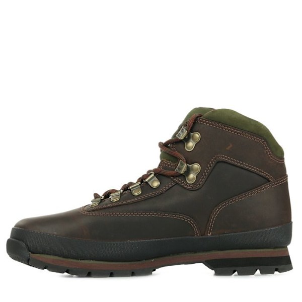 Timberland Euro Hiker Läder, herrstövlar Mellanbrun fullkorn 40