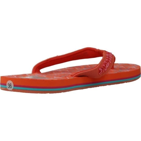 Sandal - barfota Gioseppo 97371 - Child Girl - Orange - Textil - Åtdragningsspänne - Kil 32