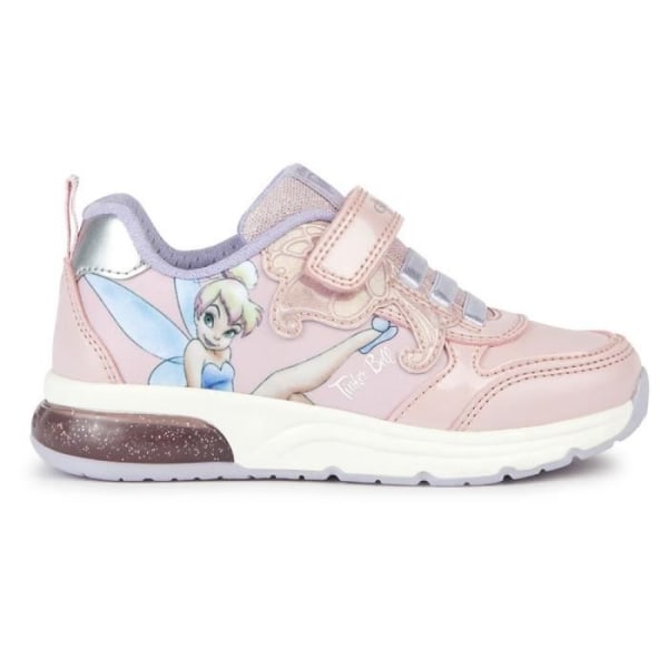 Geox J Spaceclub sneaker för tjejer - Rosa Lila - Scratch - Platt Rosa/lila 27