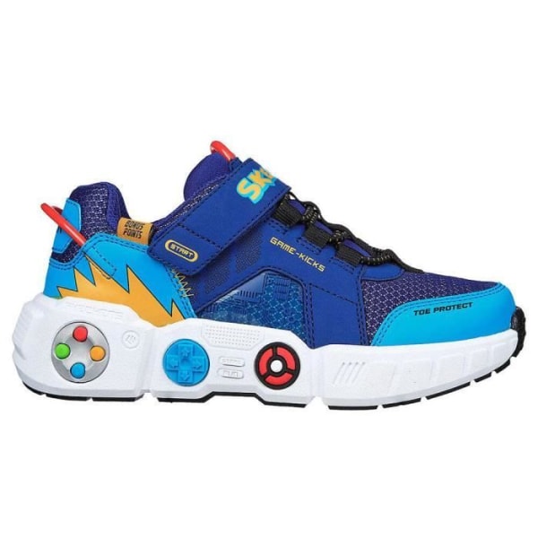 Skechers Gametronix barnsneaker - Blå - Spetsar - Game Kicks - Bekväm Blå 28