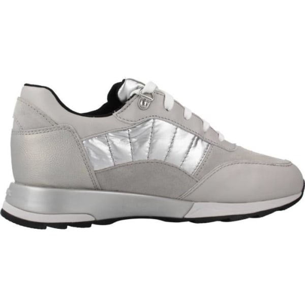 GEOX D NEW ANEKO B ABX sneakers för kvinnor - Grå/Silver - Fyrkantig klack - Amphibiox-teknologi Pengar 38