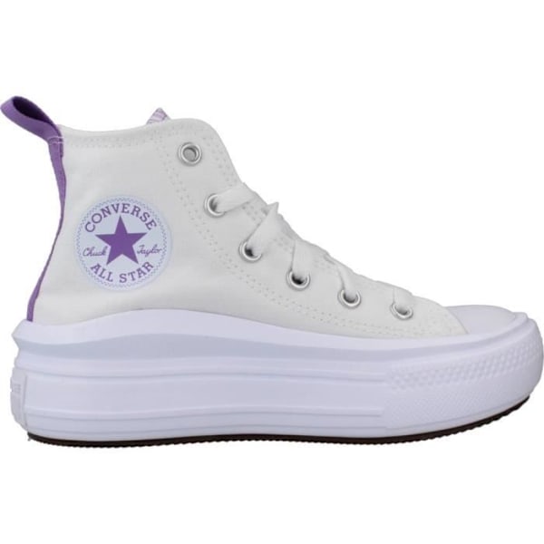 Sneakers för tjejer - CONVERSE - 130952 - Vita - Textil - Snören Vit 28 1/2