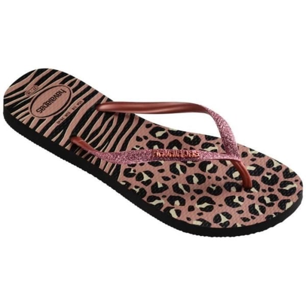 HAVAIANAS 4147964H Animal Print Flip Flops - Dam - Gummi 35