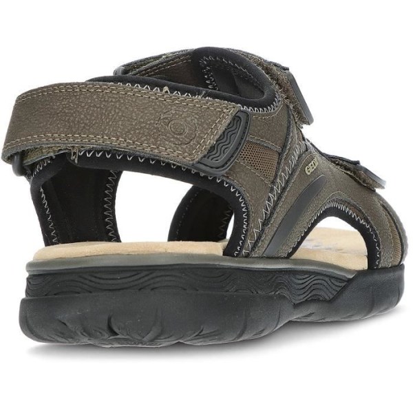 Sandaler för män - GEOX U25ELA - Syntet - Repa - Militär - Vit - 45