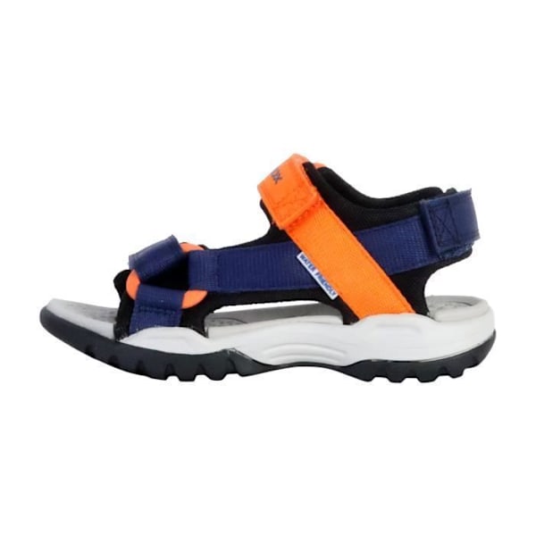 Geox Borealis barnsandaler - Marin-Orange - Repa - Öppen - Platt - 31