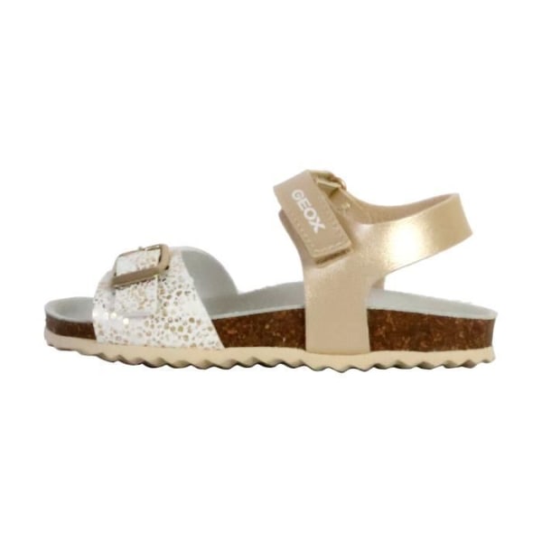 Geox Adriel Lädersandal - Platina-Vit 35