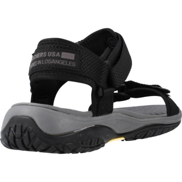 Sandal - barfota SKECHERS 117934 Black Man - Innersula och ext. i gummi 45