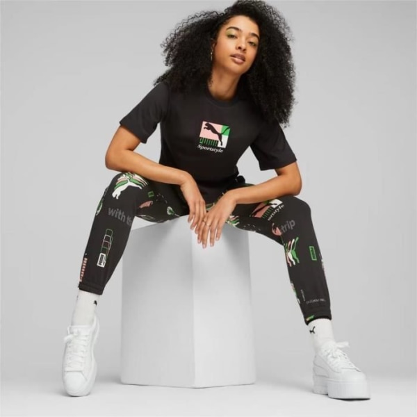 PUMA CLASSICS BRAND LOVE TEE Svart