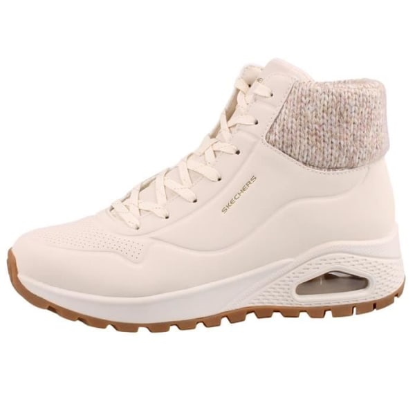 Stövlar dam - Skechers - Uno Rugged Darling Daze - Beige - Snörning - Kilar Beige 41