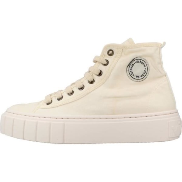 Sneaker dam - VICTORIA - 118875 Beige - Innersula Gummi - Textilfoder - Tillverkad i Spanien Beige 40