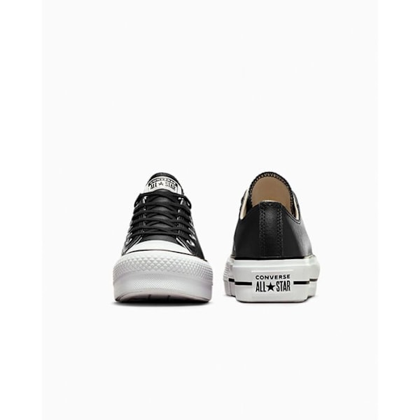 Converse PLATTFORM LÄDER OX Sneaker - CONVERSE - Dam - Svart - Läder - Snören - Platta Svart 36