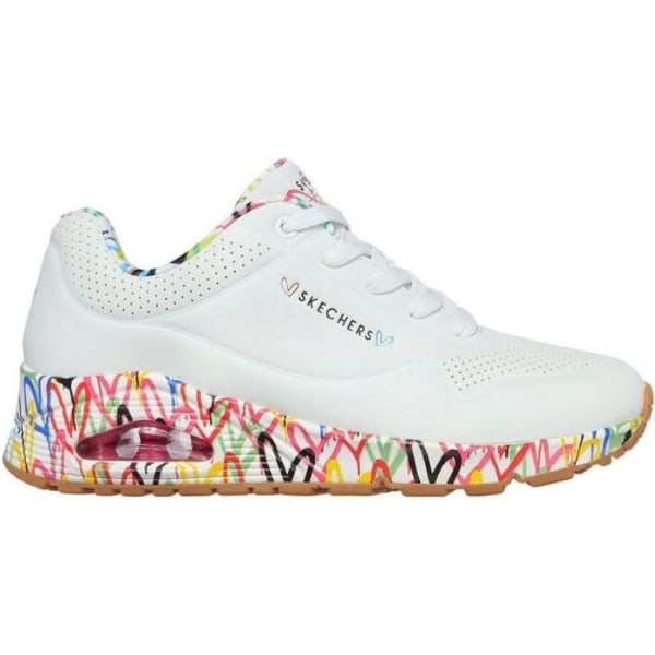 Modesneakers - SKECHERS - UNO LOVING LOVE - Dam - Vit - Kilklack Vit 35