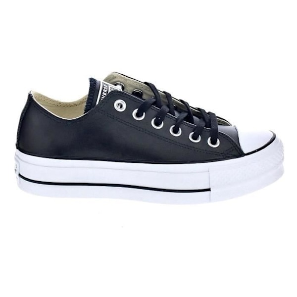 Converse PLATTFORM LÄDER OX Sneaker - CONVERSE - Dam - Svart - Läder - Snören - Platta Svart 41