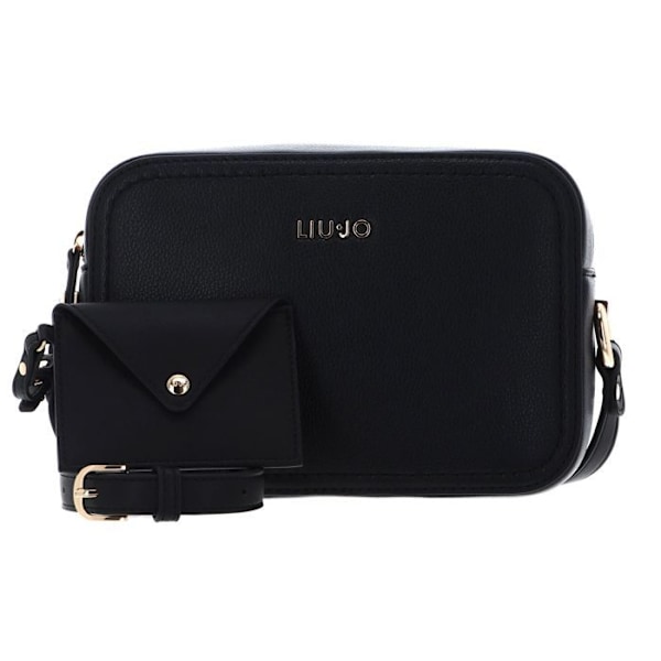 LIU JO Svart Crossbody-axelväska för kvinnor - Manhattan Camera Case M Nero 294674 svart