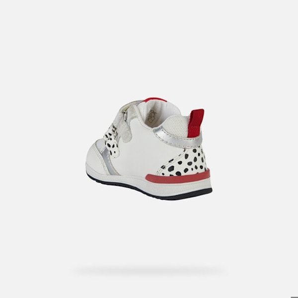 Geox Rishon baby boys sneakers vit röd 19