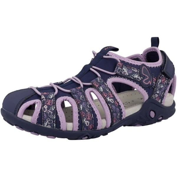 Sandal - barfota Geox - J35GRA015CE - Girl Sandal Whinberry G Marinblå Dk Lilac 25