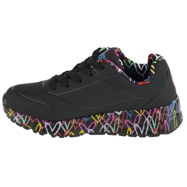 Skechers Uno Lite 314976L-BKMT, för tjejer, svart, sneakers Svart 29