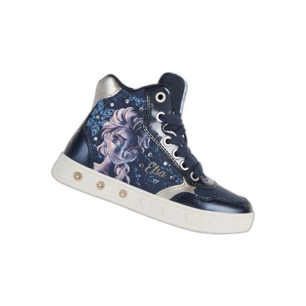 Geox Skylin High Top Läder Sneaker - Marinblå/Platina Marinblå/platina 29